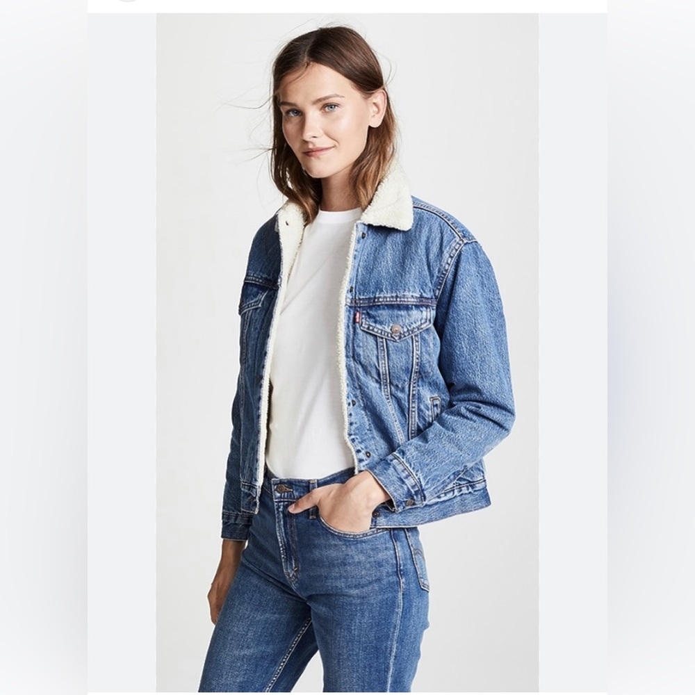 Levi's Sherpa Denim Jacket ASO Rory Gilmore‎ in Gilmore Girls